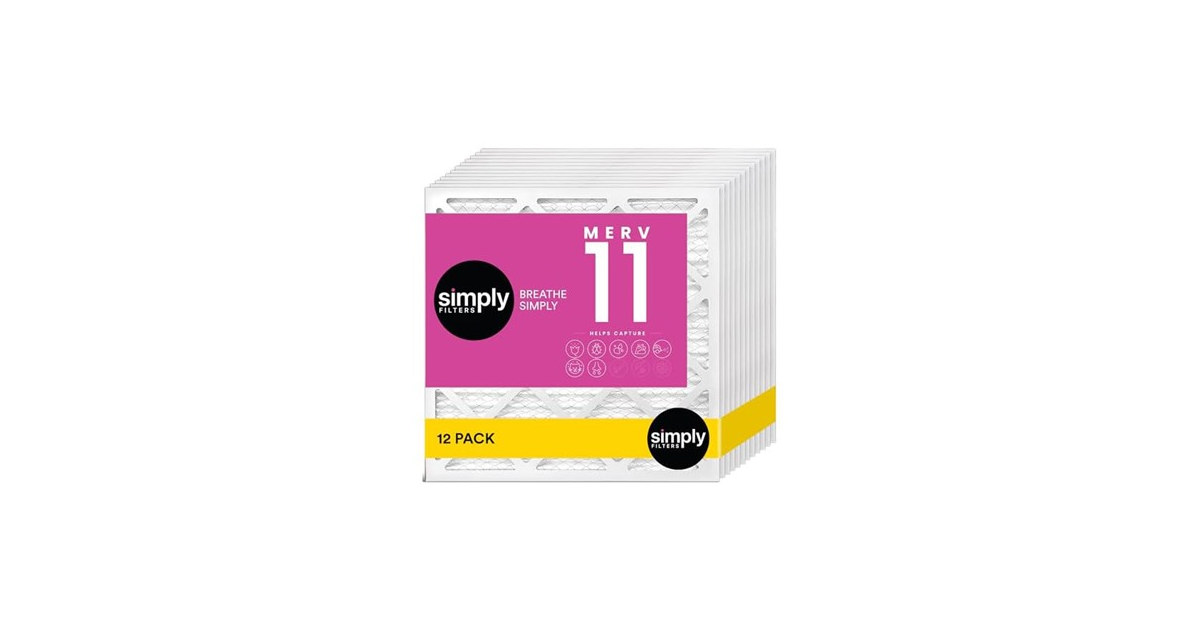 Simply Air Filter, MERV 11, MPR1000 12 Pack