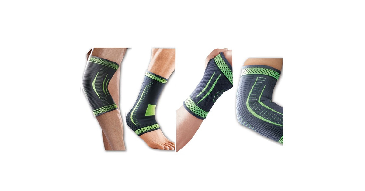 WISH Compression Sleeve Support Brace 1-2Pk