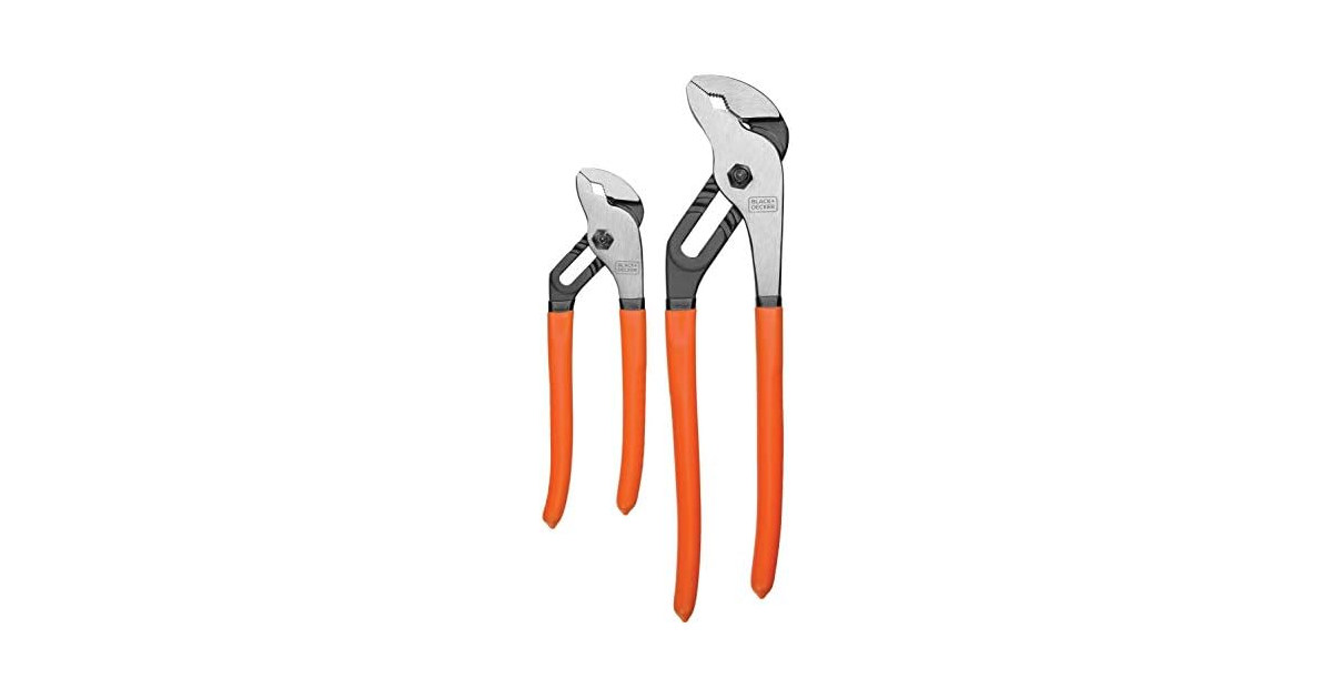 BLACK+DECKER BLACK+DECKER Slip Joint Pliers, 2 Pack