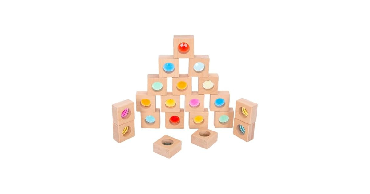 Wooden Kaleidoscope Blocks