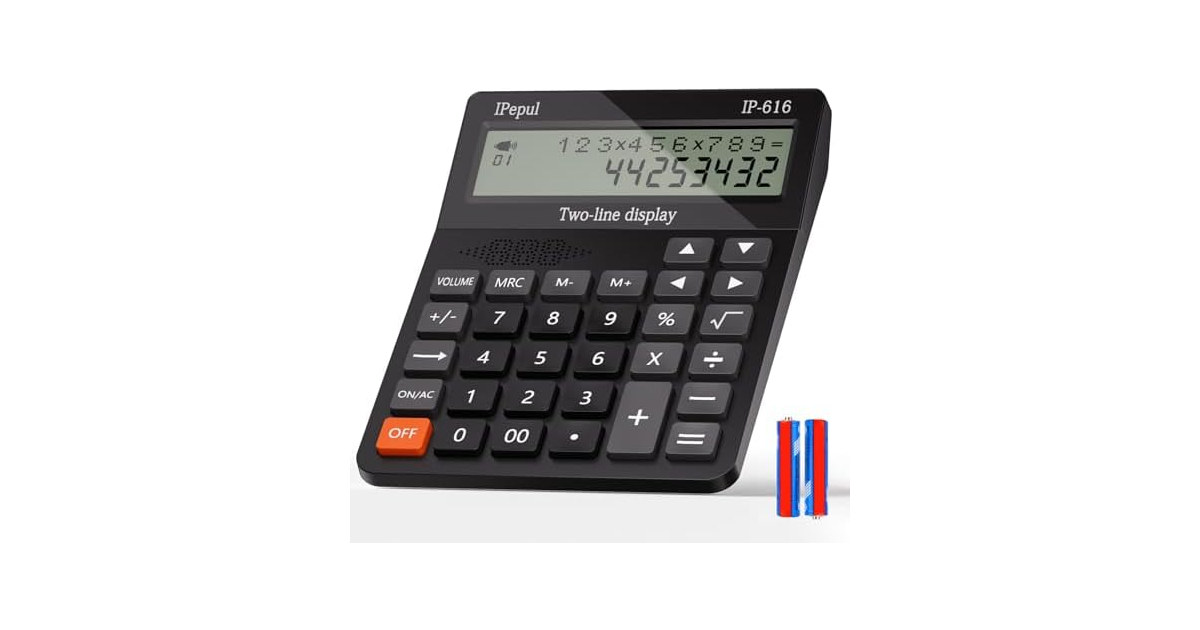 iPepul LCD Display Talking Calculator