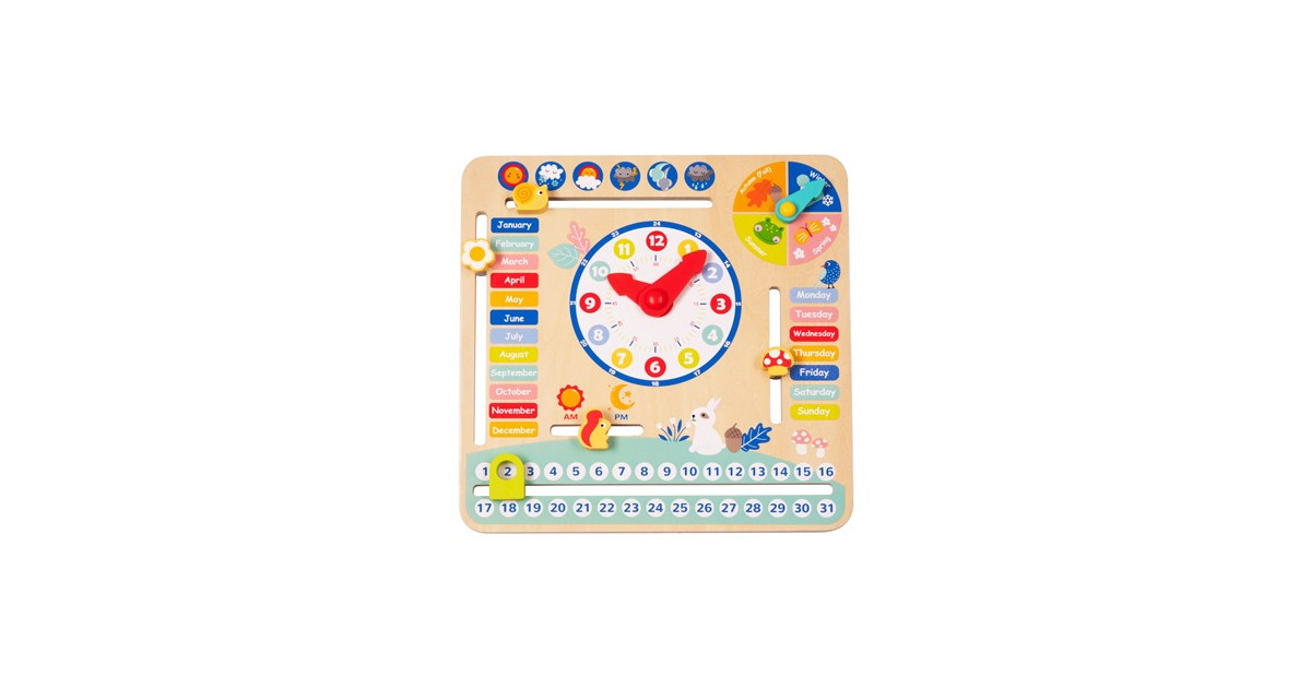 Zummy Wooden Calendar Learning Toy