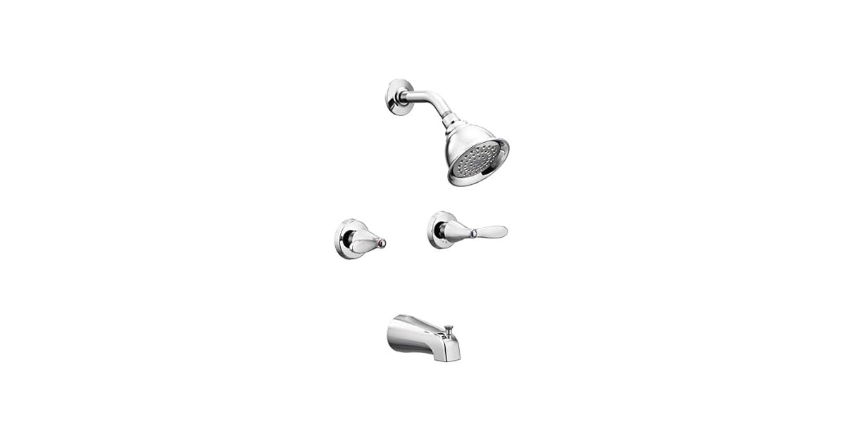 Moen Adler Double Handle Traditional Tub Trim