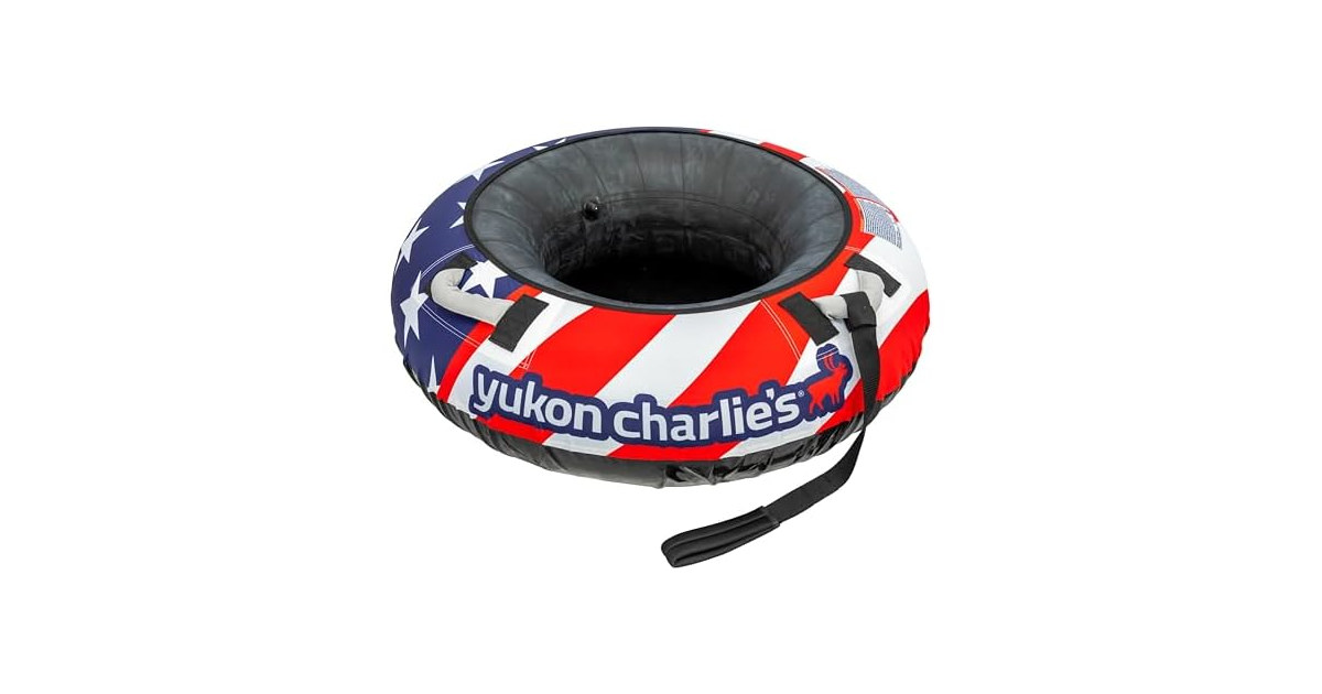 Yukon Charlie's Stars and Stripes Inflatable Snow Tube
