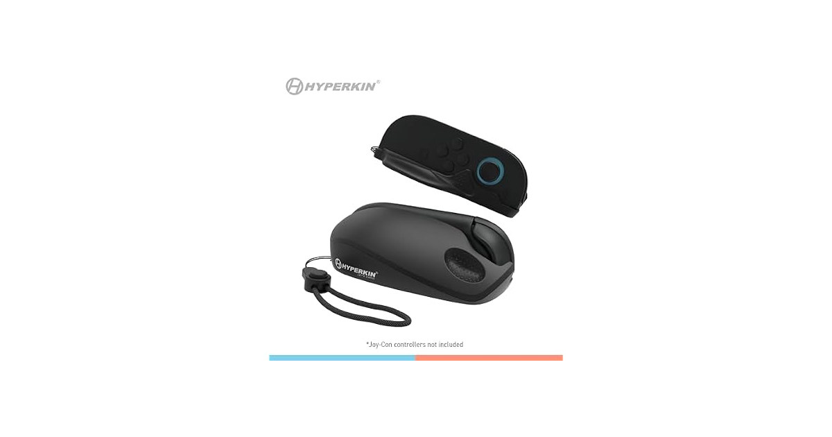(2 Pack) Hyperkin Duo Ergonomic Mouse Grip for Joy Cons