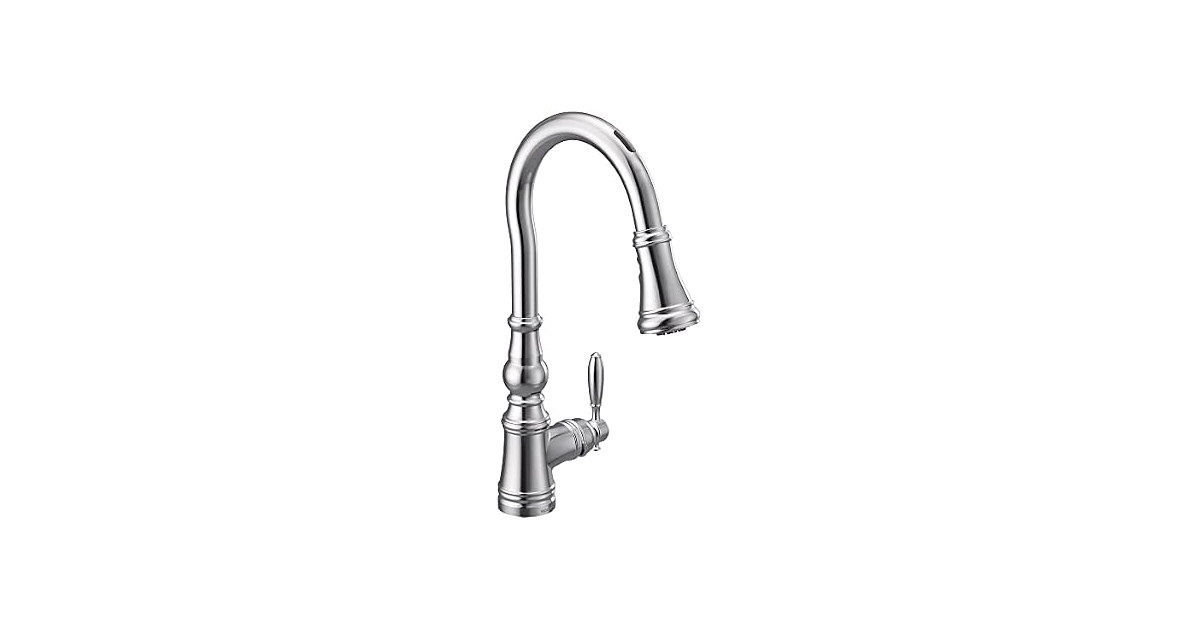 Moen Weymouth Chrome Smart Faucet Touchless Pull-Down
