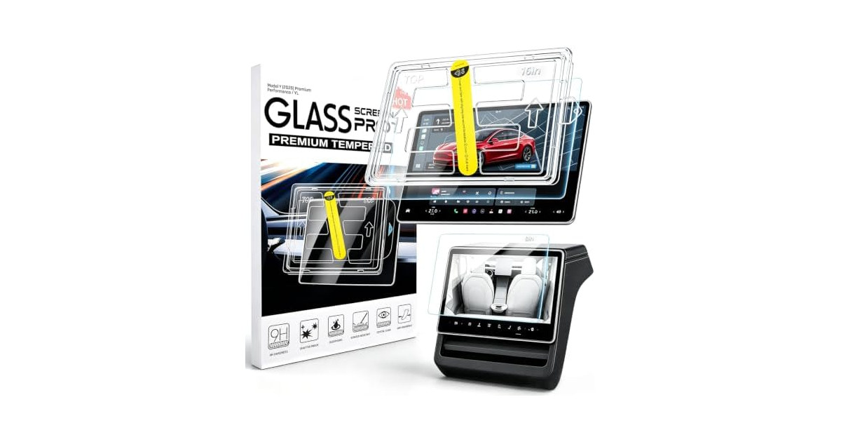 16“ Screen Protector for 2026 Tesla Model Y Juniper