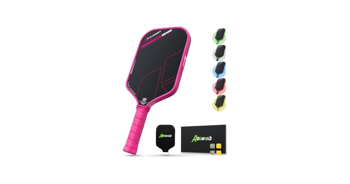 Pink Carbon Fiber Pickleball Paddle