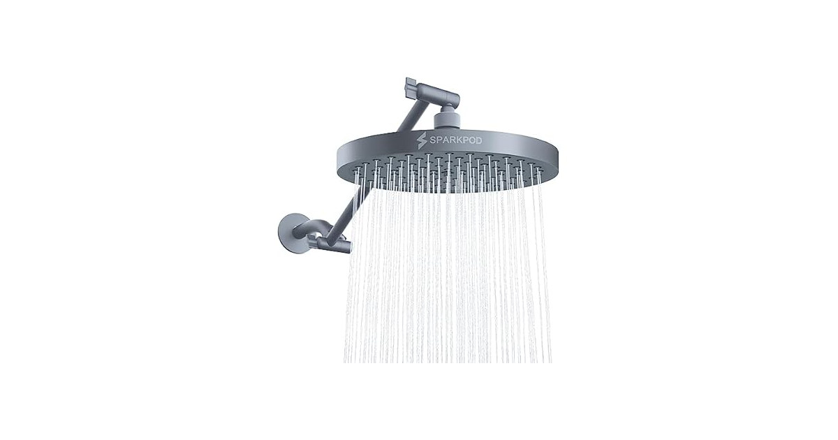 8" Round High Pressure Rain Shower Head