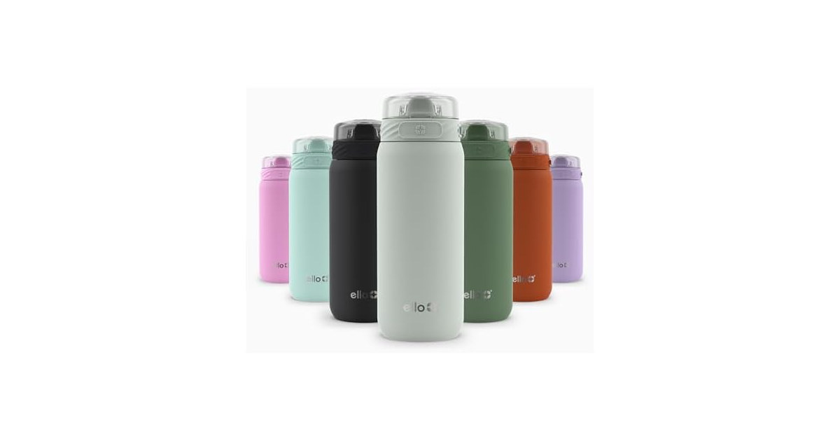 Ello 18 oz Cooper Insulated Stainless Kids, Sage