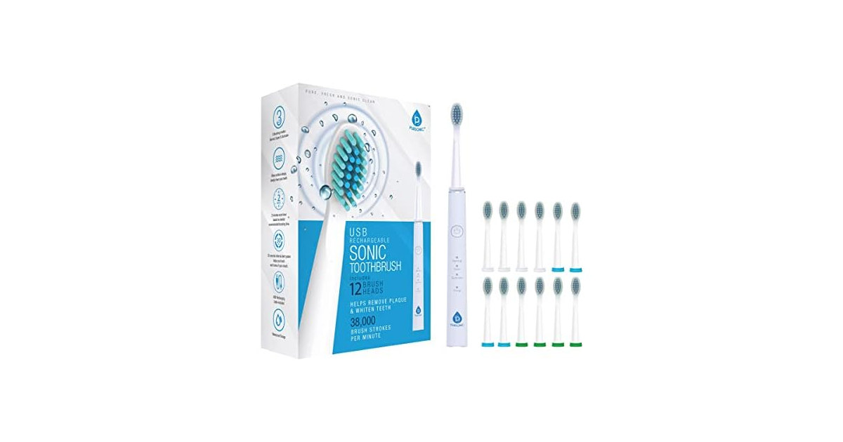 Whitening USB Rechargeable Sonic Toothbrush