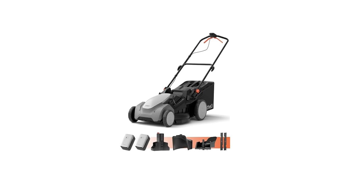 Litheli 21" Cordless Lawn Mower (Push)