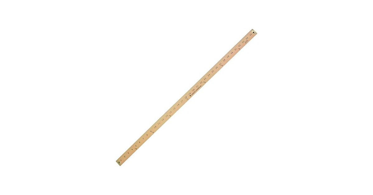Charles Leonard Metal Edged Yardstick