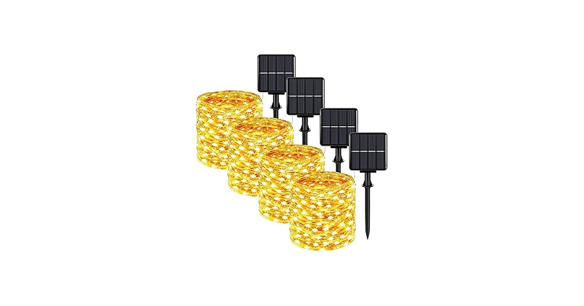 BesLowe 288FT Solar Fairy Lights JSN8