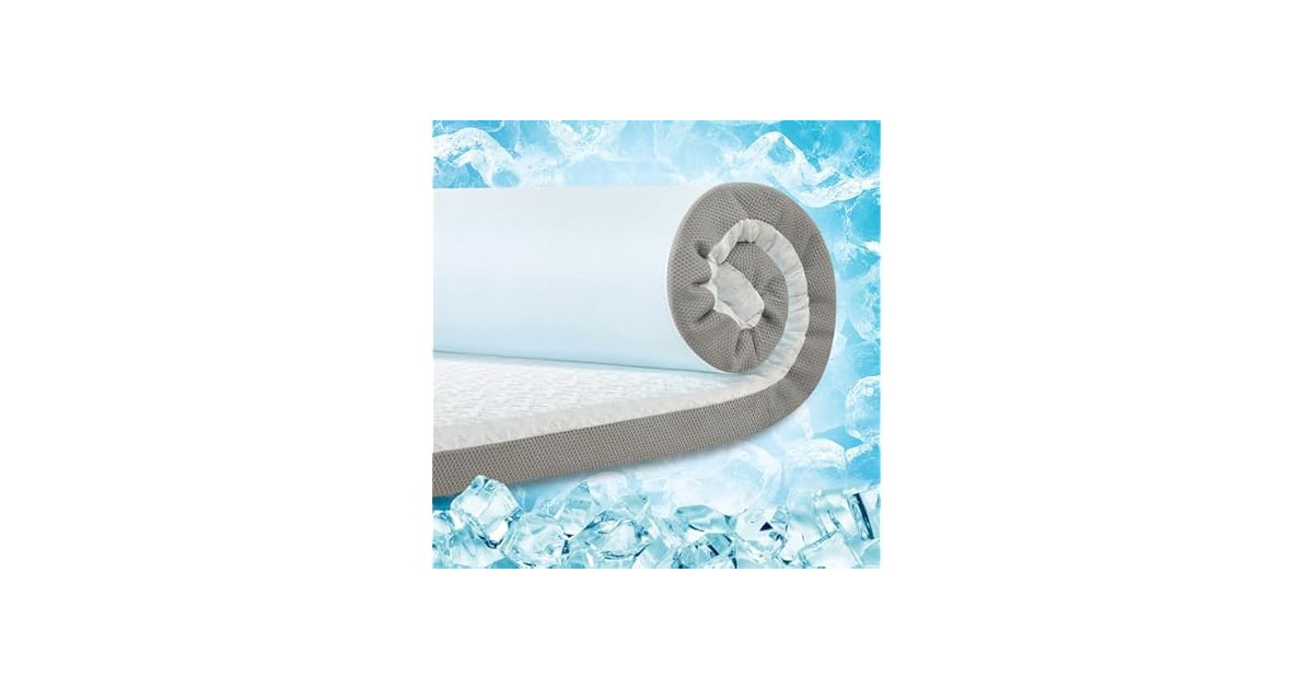 3" Cooling Gel Mattress Topper, King