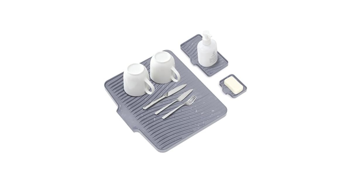 COPLIB Silicone Dish Drying Mat