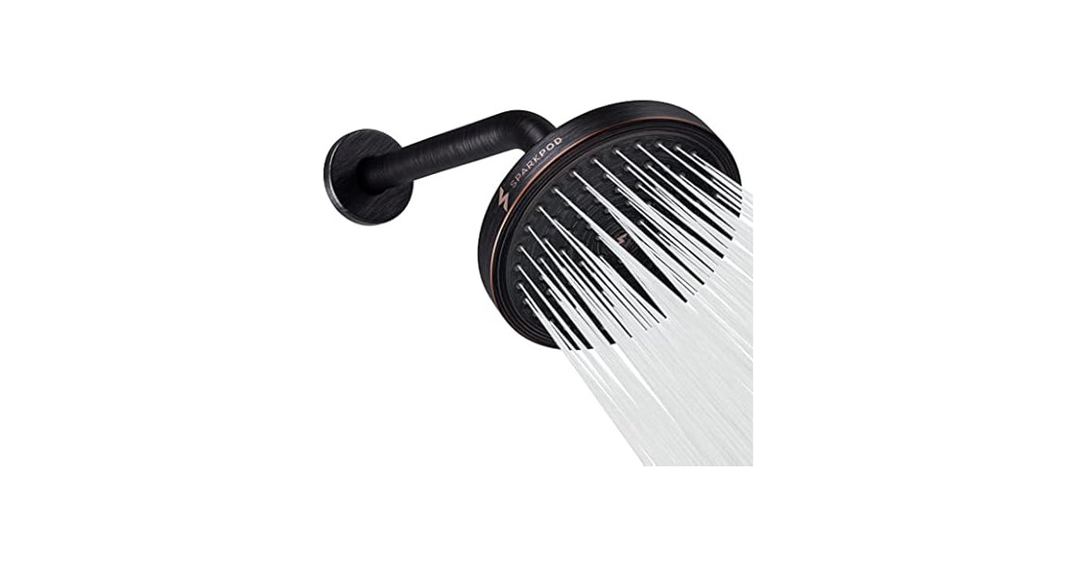 6" Rain Shower Head With 9" Arm