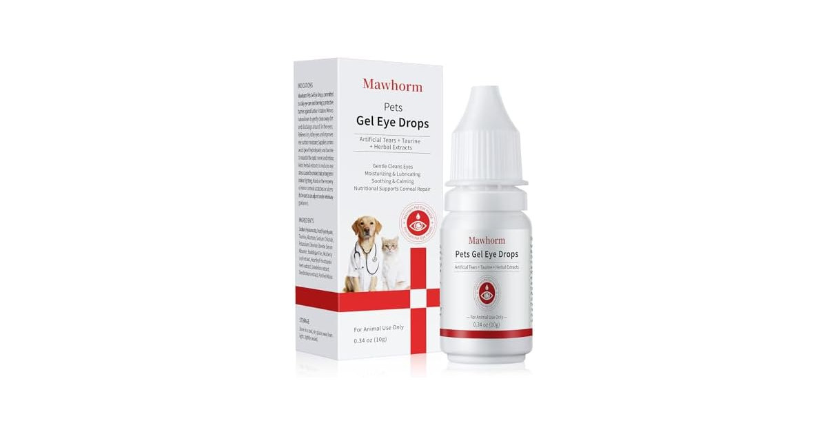 Hyaluronic Gel Eye Drops for Dogs & Cats