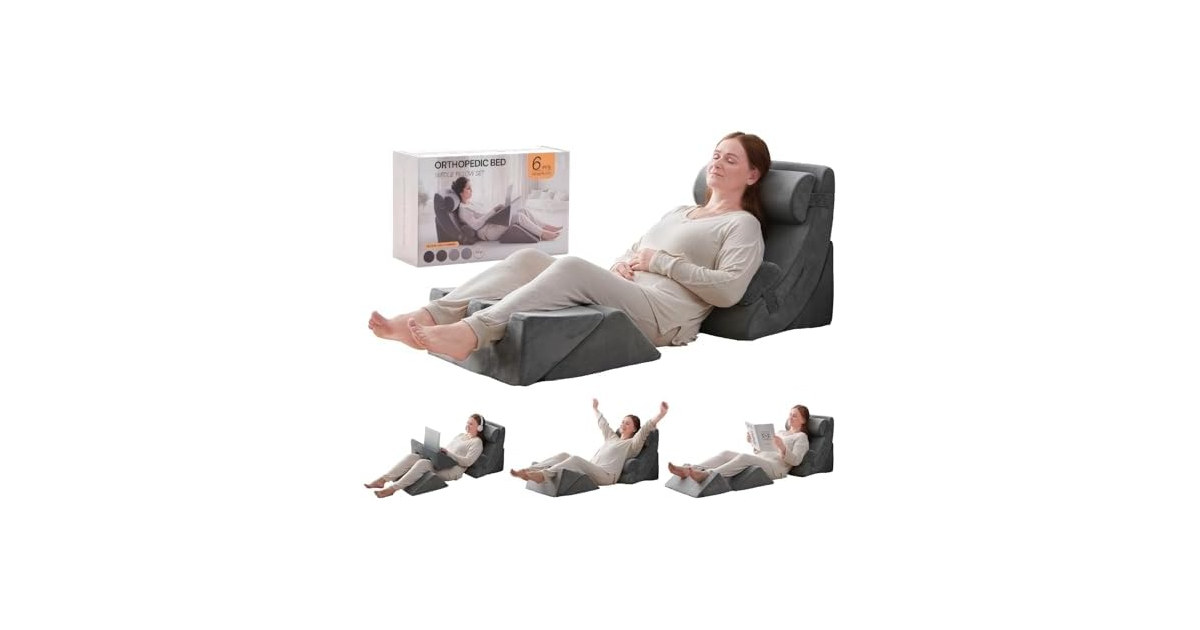 Axelrod 6-Pc Orthopedic Bed Wedge Set