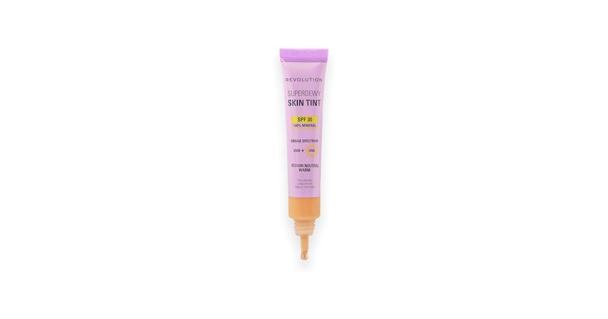 Revolution Superdewy SPF 30 Skin Tint, Medium Neut