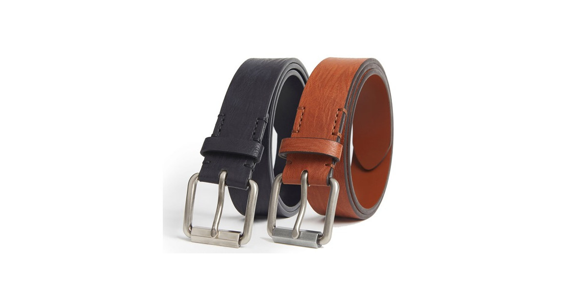 G.B. Rugged Leather Casual Belt