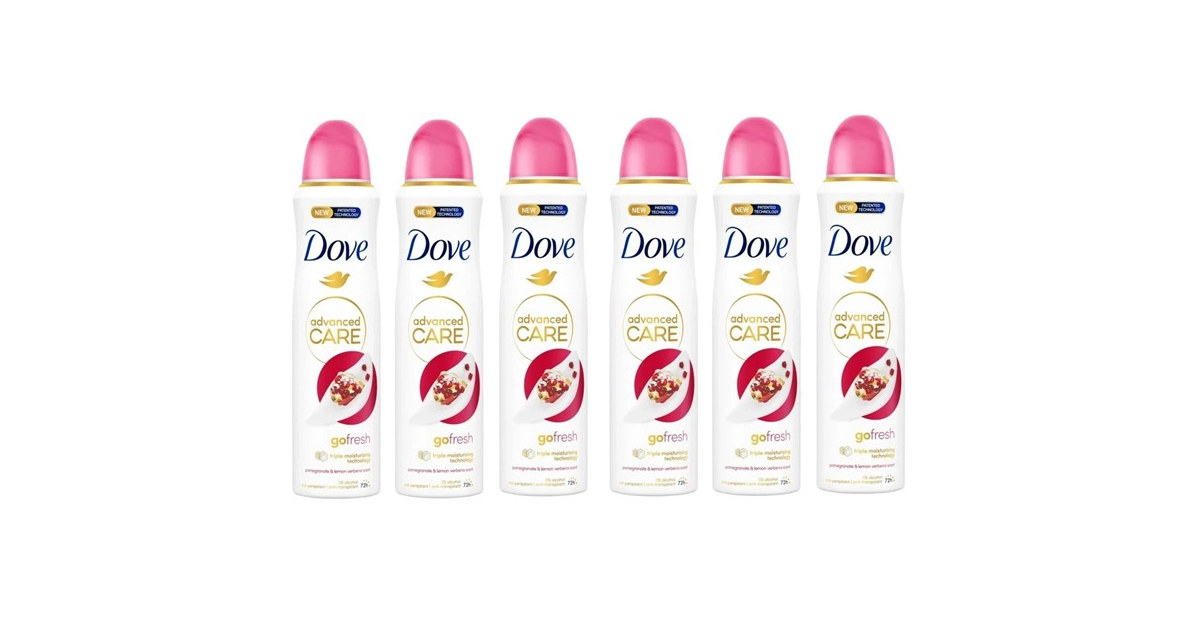 (6 Pack) Dove Advanced Care Pomegranate, & Lemon