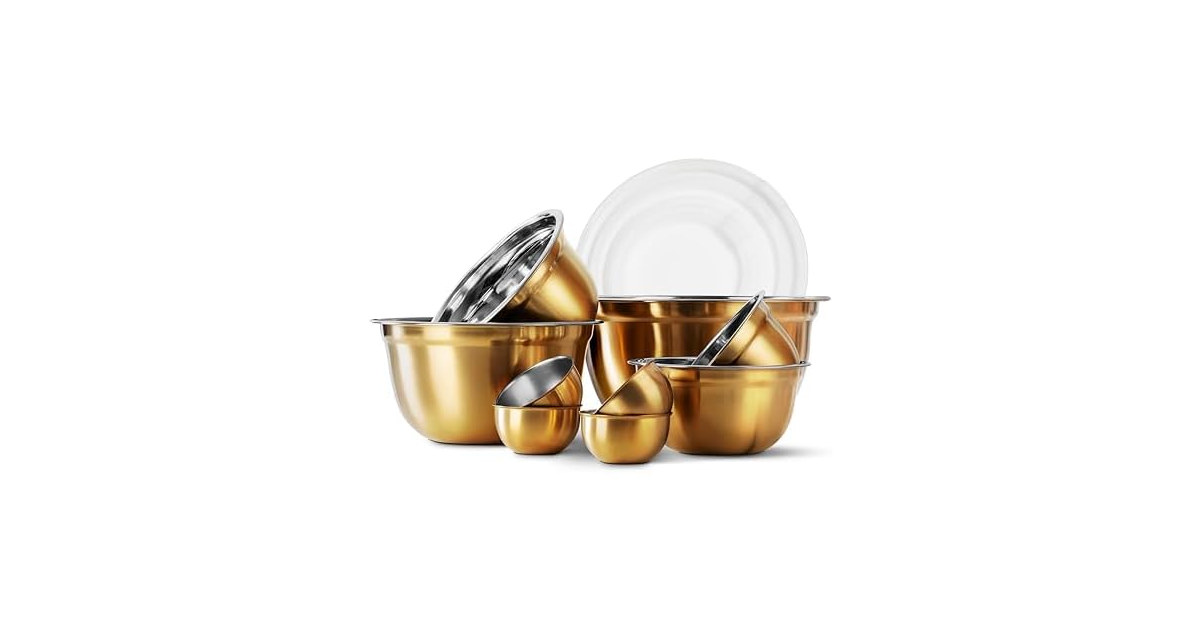 18-Pc Mixing Bowls Set w-Airtight Lids