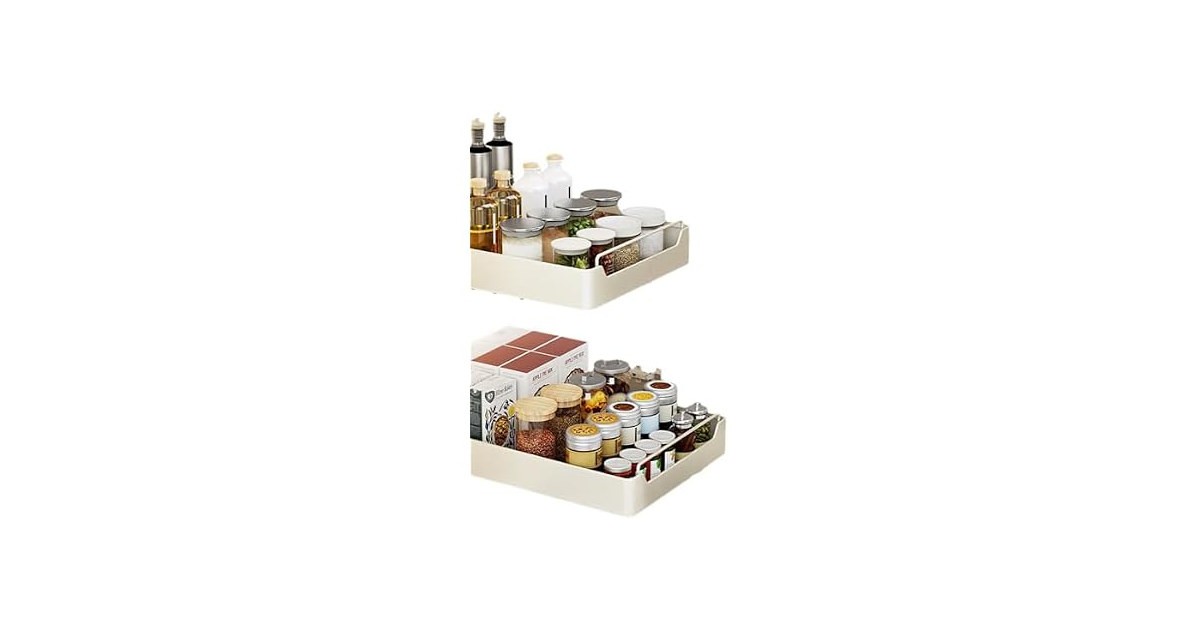 Takywep Adhesive Film Pull Out Cabinet Organizer