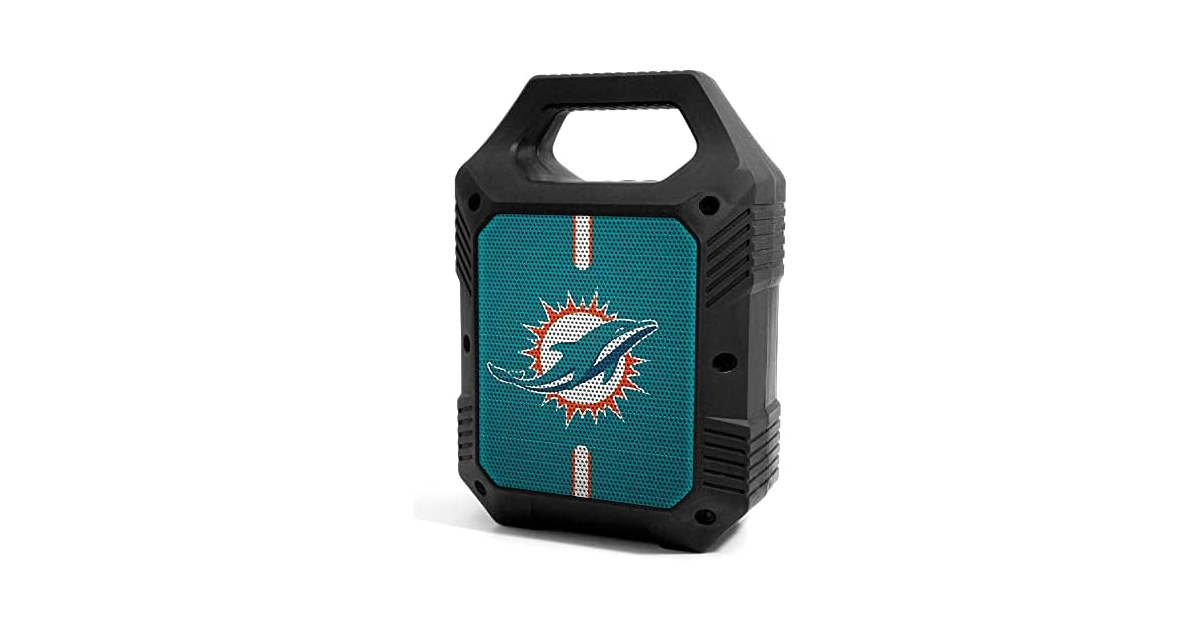 MIAMI DOLPHINS NFL ShockBox LED Wireless Speaker