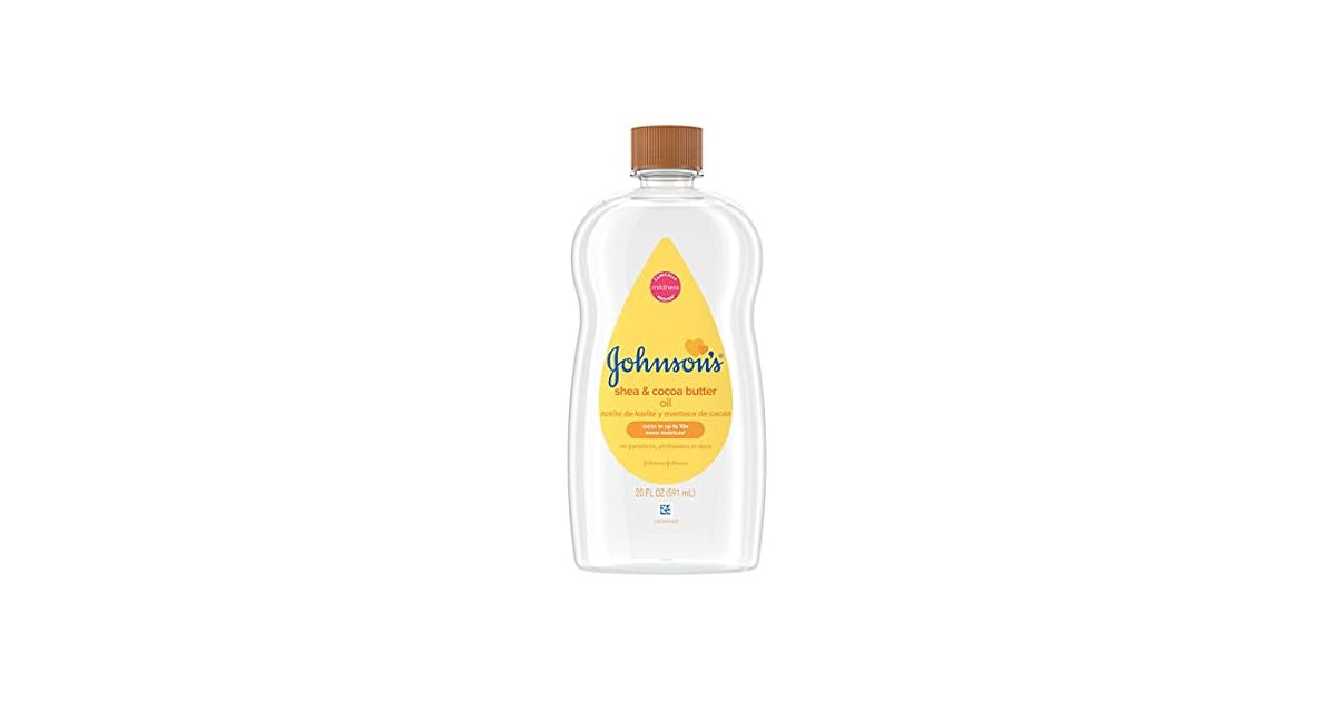 Johnsons Baby Oil Shea and Cocoa Butter 20 fl oz