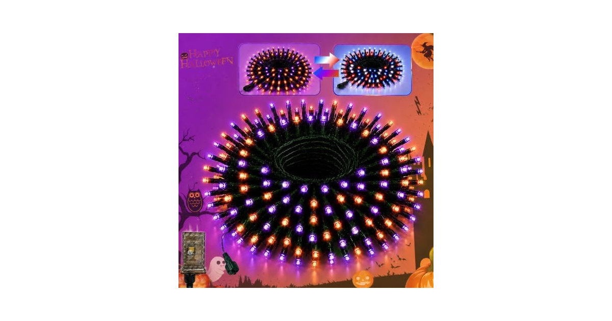 Forlivese 76Ft 200 LED Halloween Lights