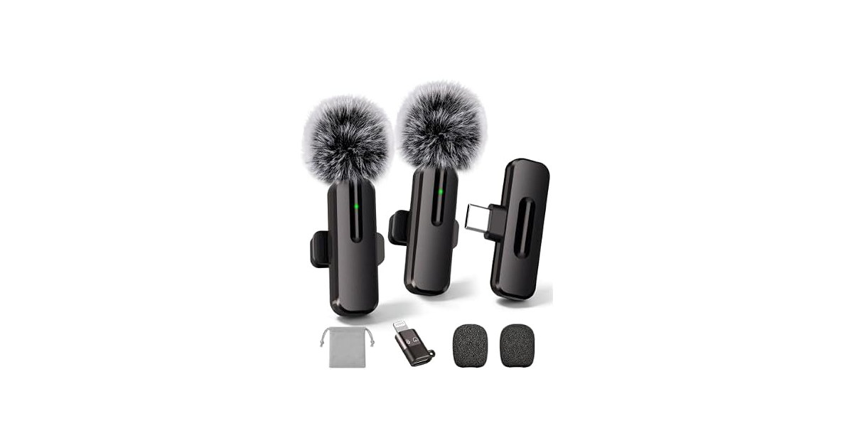wedaniya Wireless Lavalier Microphones