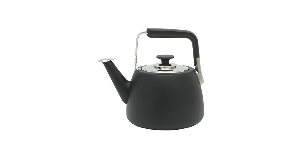 Sur La Table 2qt Steel Kettle Black