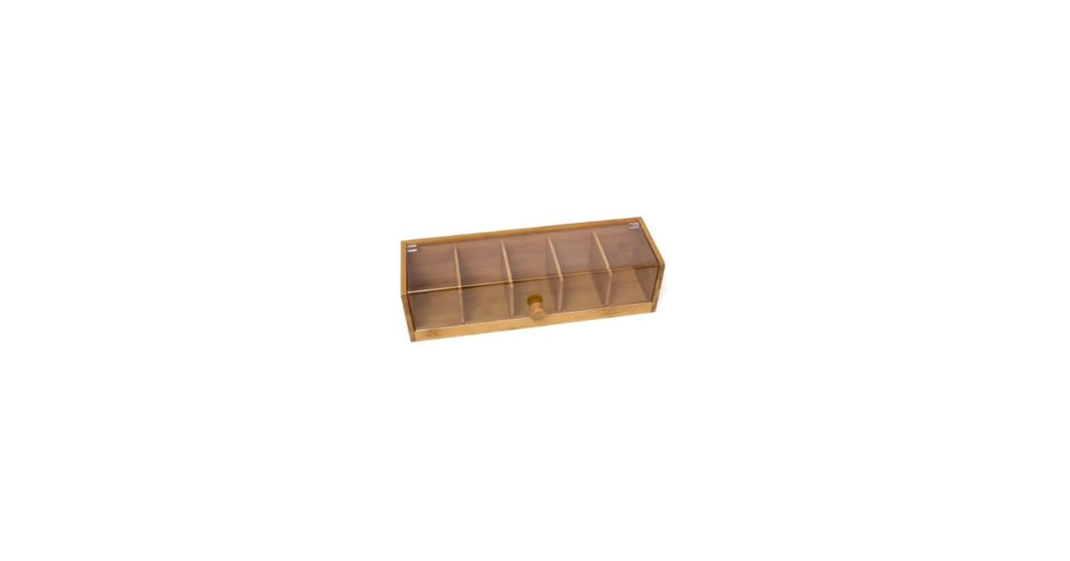 Lipper International Bamboo Tea Box
