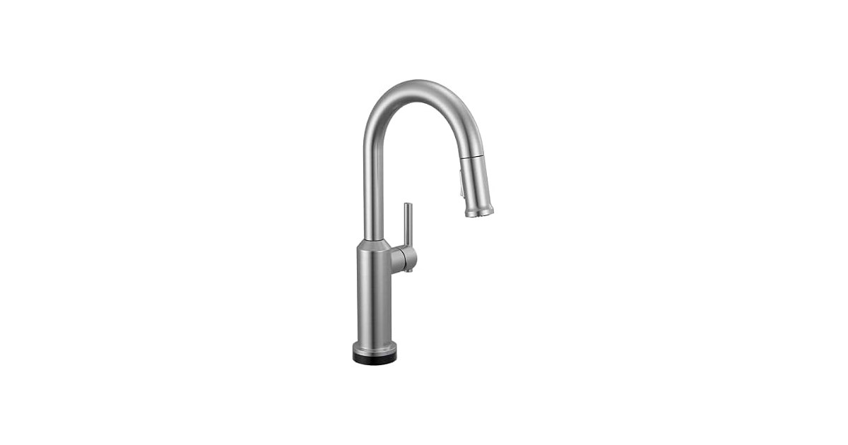 Delta Cordova Brushed Nickel Touchless Bar Sink Faucet