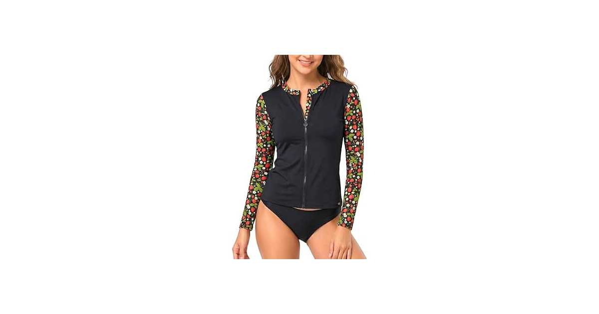 Betsey Johnson Womens Rash Guard Shirt