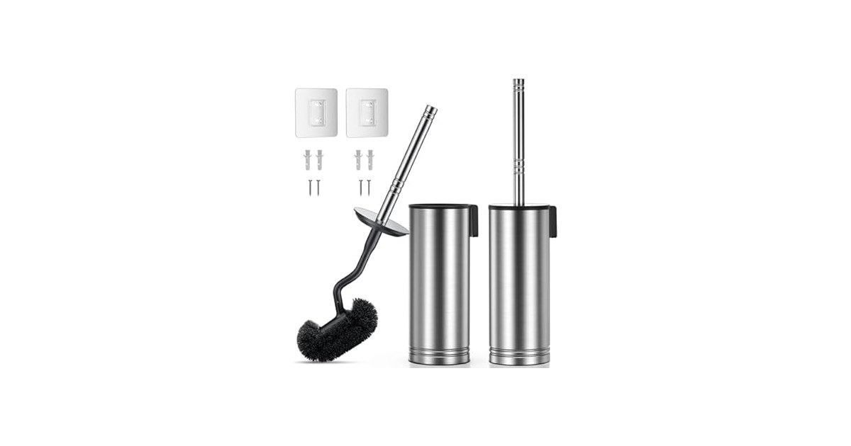 Toilet Brush and Holder Set
