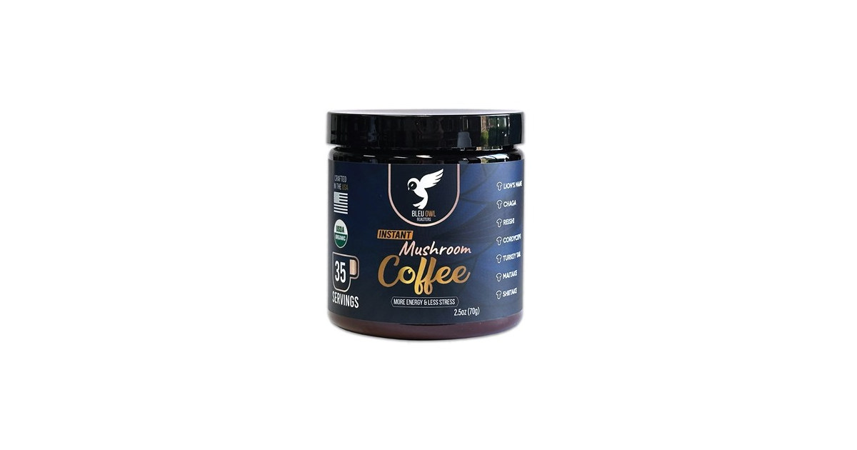 (2 Pack) Bleu Owl Organic Mushroom