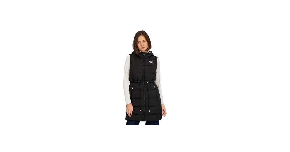 Reebok Women Long Puffer Vest