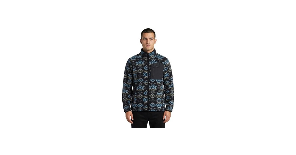 Billabong Men Sherpa Bonded Polar Jacket Black