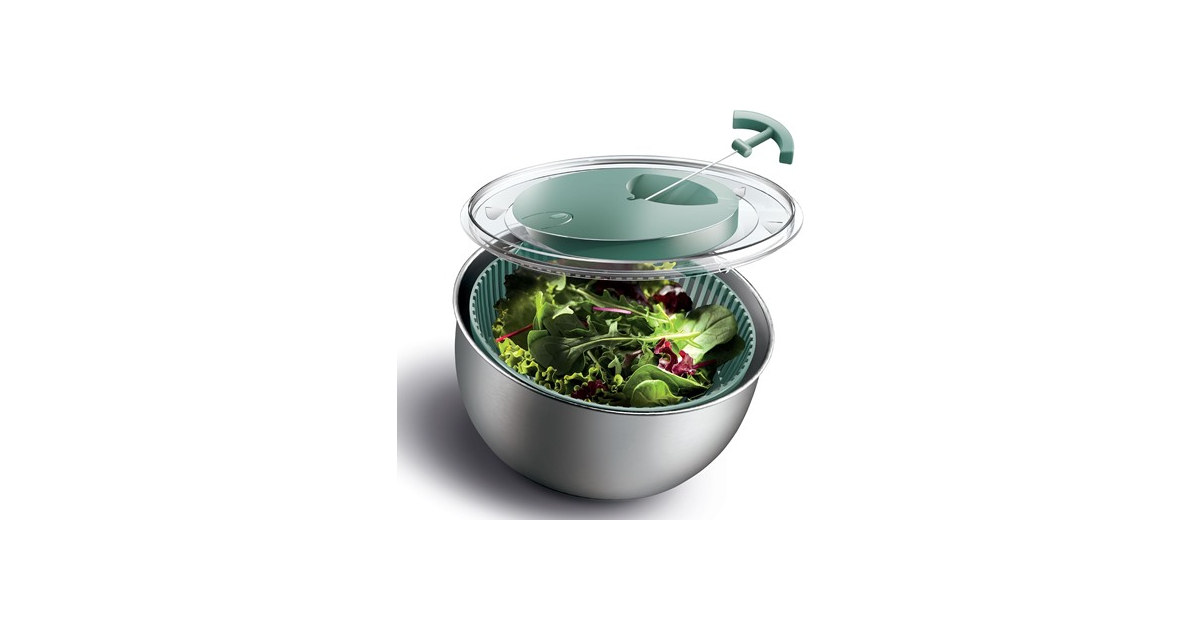 5 Qt. Stainless Steel Salad Spinner