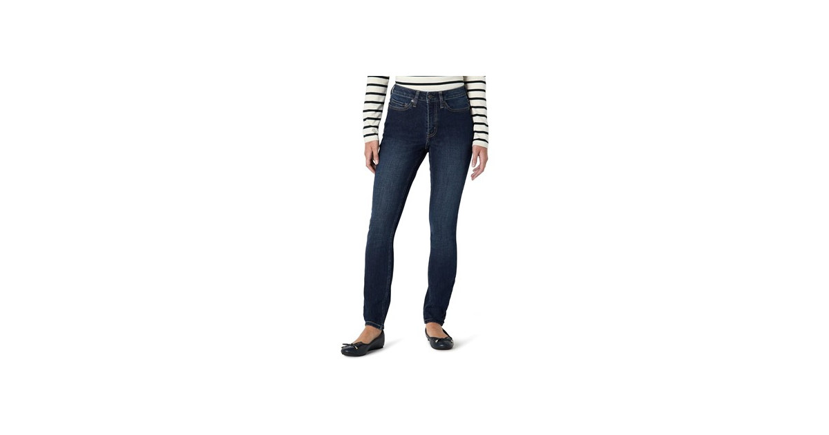 Amazon Essentials Women High Stretch Mid-rise Jean