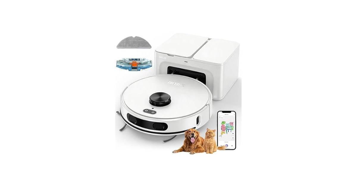 SHELIKI MAX Robot Vacuum and Mop