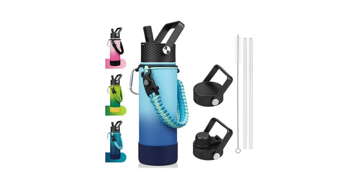 BJPKPK 22oz Insulated Water Bottle