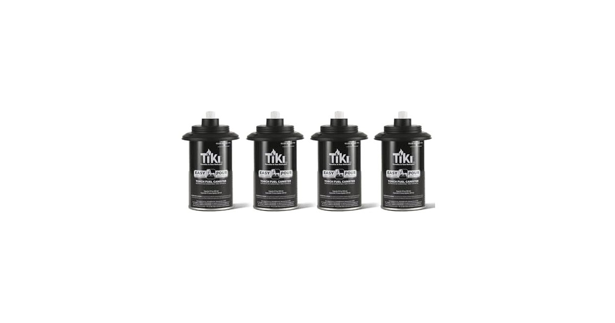 TIKI Torch Replacement Canister Set of 4
