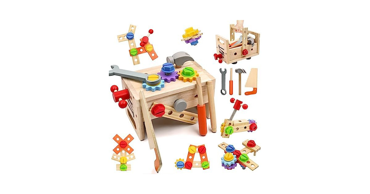 AiTuiTui 29-Pc STEM Tool Set Montessori