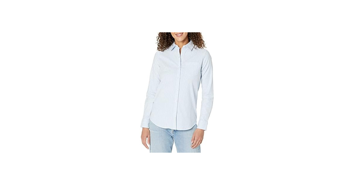 Amazon Essentials Women Long Sleeve Button Shirt