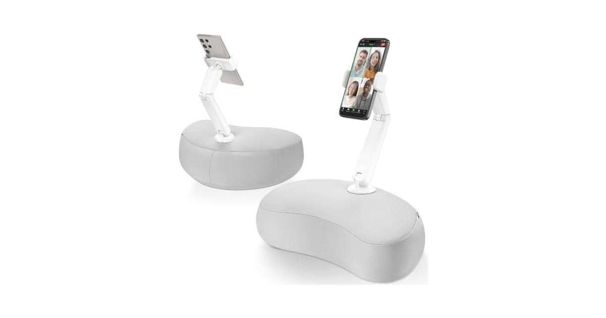 DeskLogics Pillow Phone Holder Flex Arm
