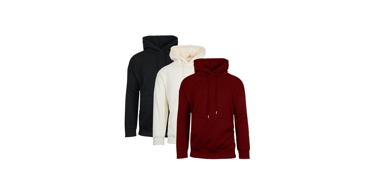 3-Pack Men's Sherpa-Lined Hoodie (S-2XL)