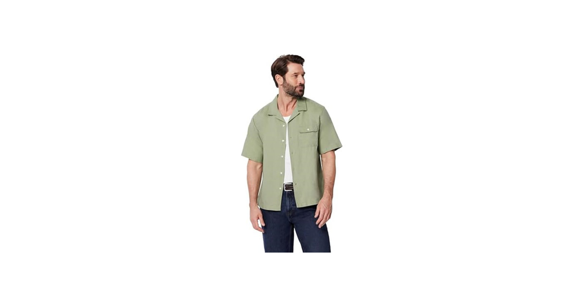 Amazon Essentials Men Relaxed-fit Short Shirt